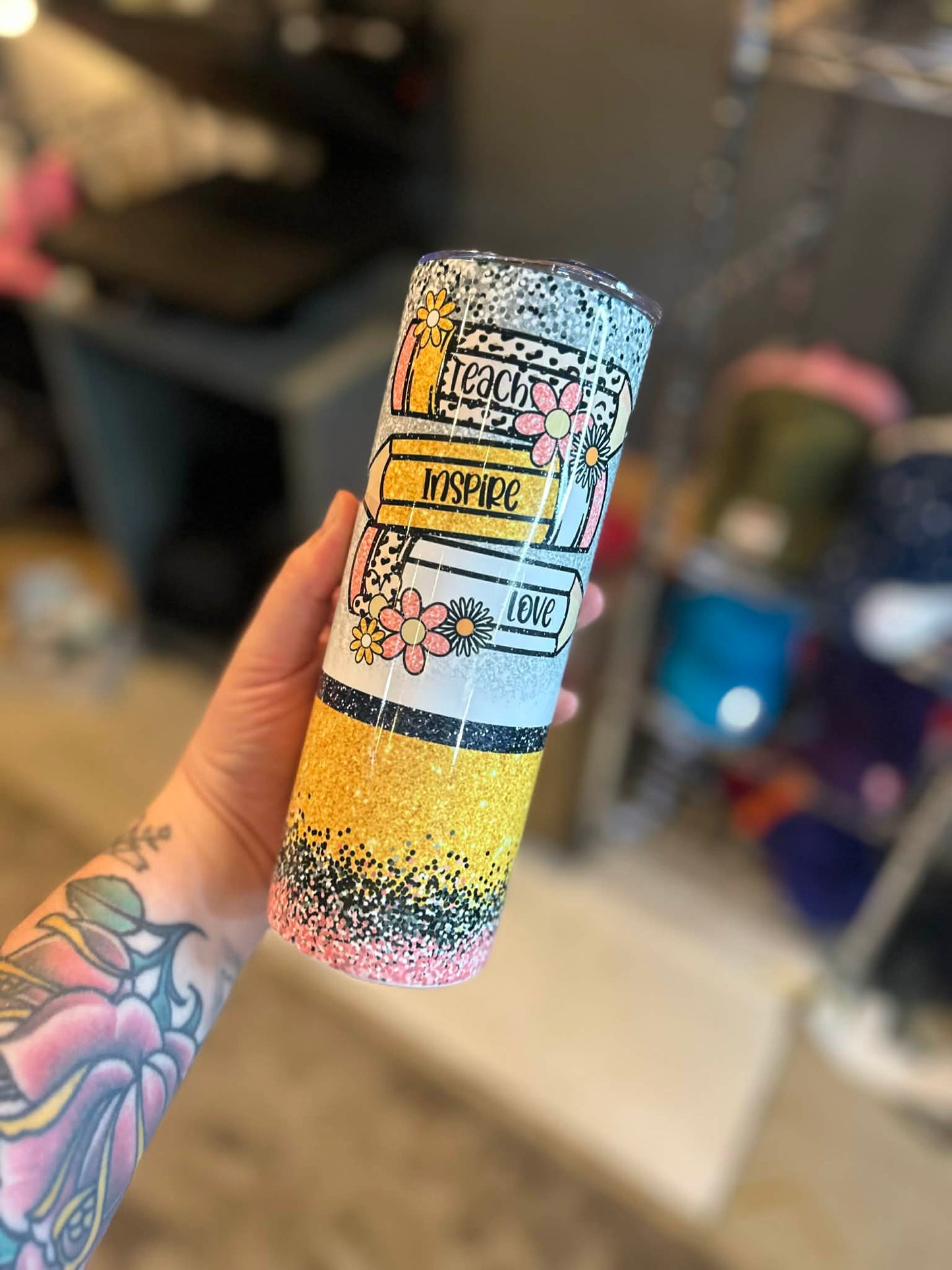 Double Sided Teacher Tumbler