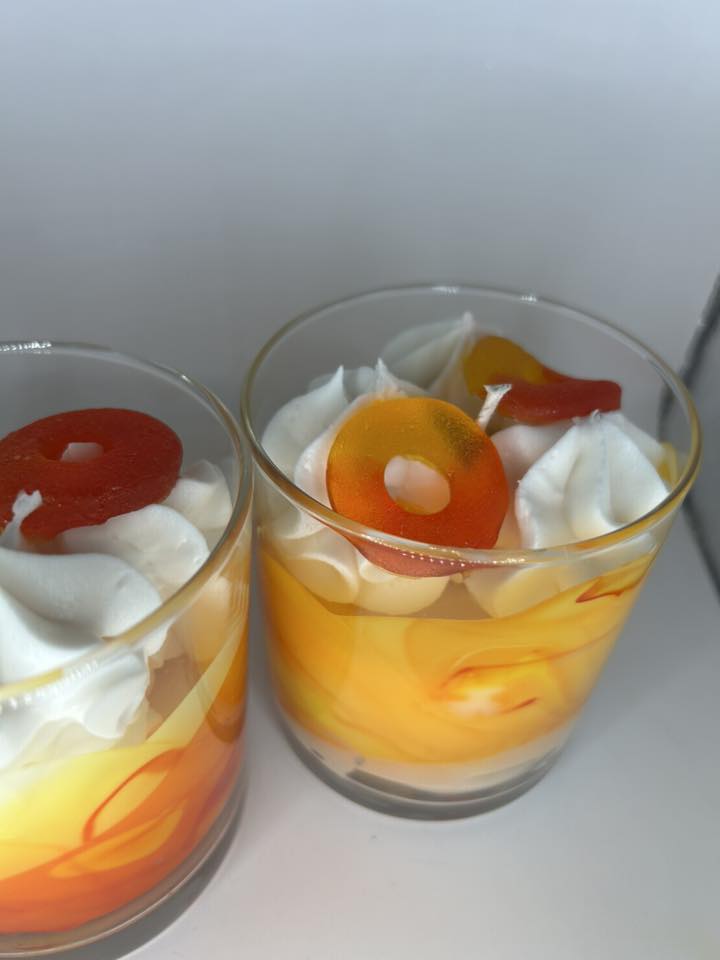 Peach Rings 12 oz Candle
