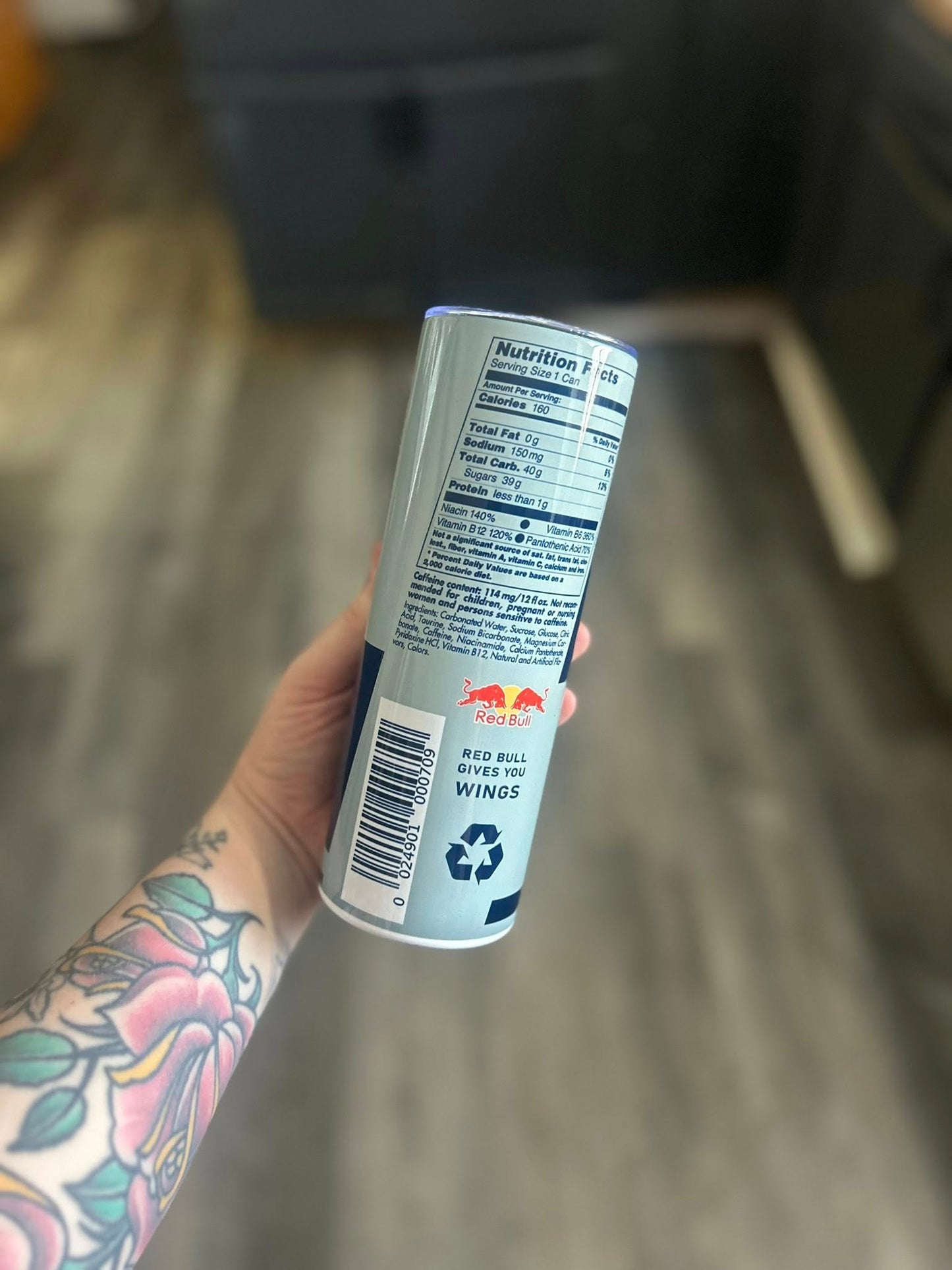 Redbull Can 20 Oz Skinny Tumbler