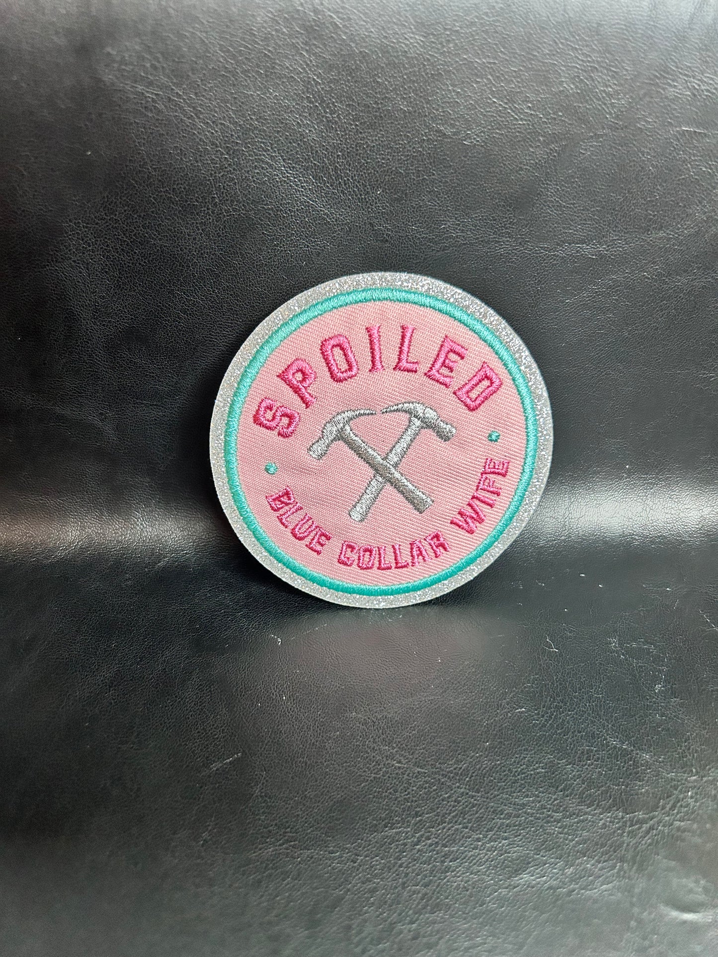 Spoiled Blue Collar Wife Patch