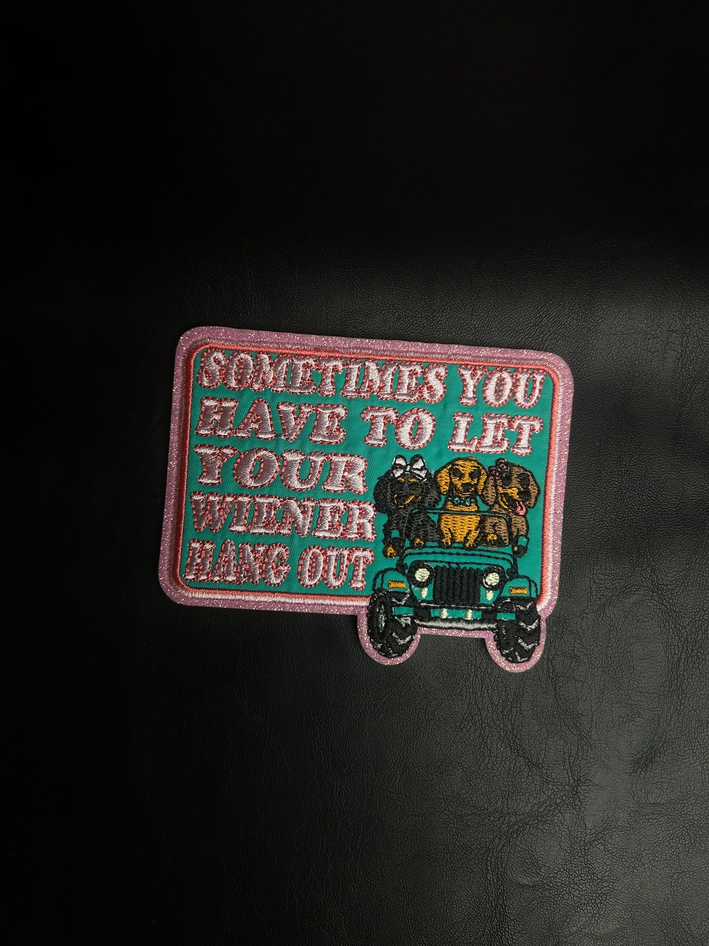 Let Your Weiner Hang Out Patch
