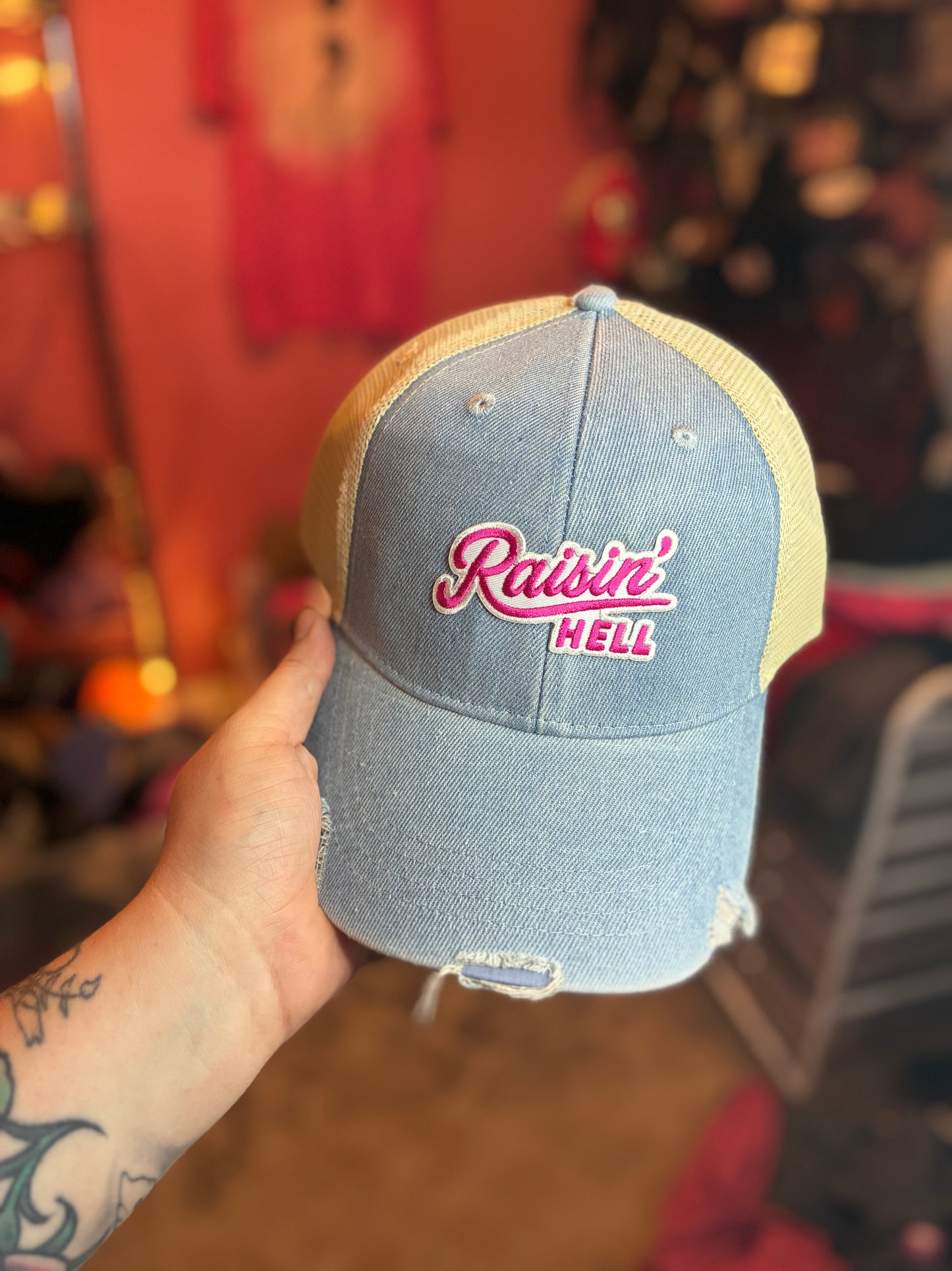 Raisin’ Hell Baseball Hat