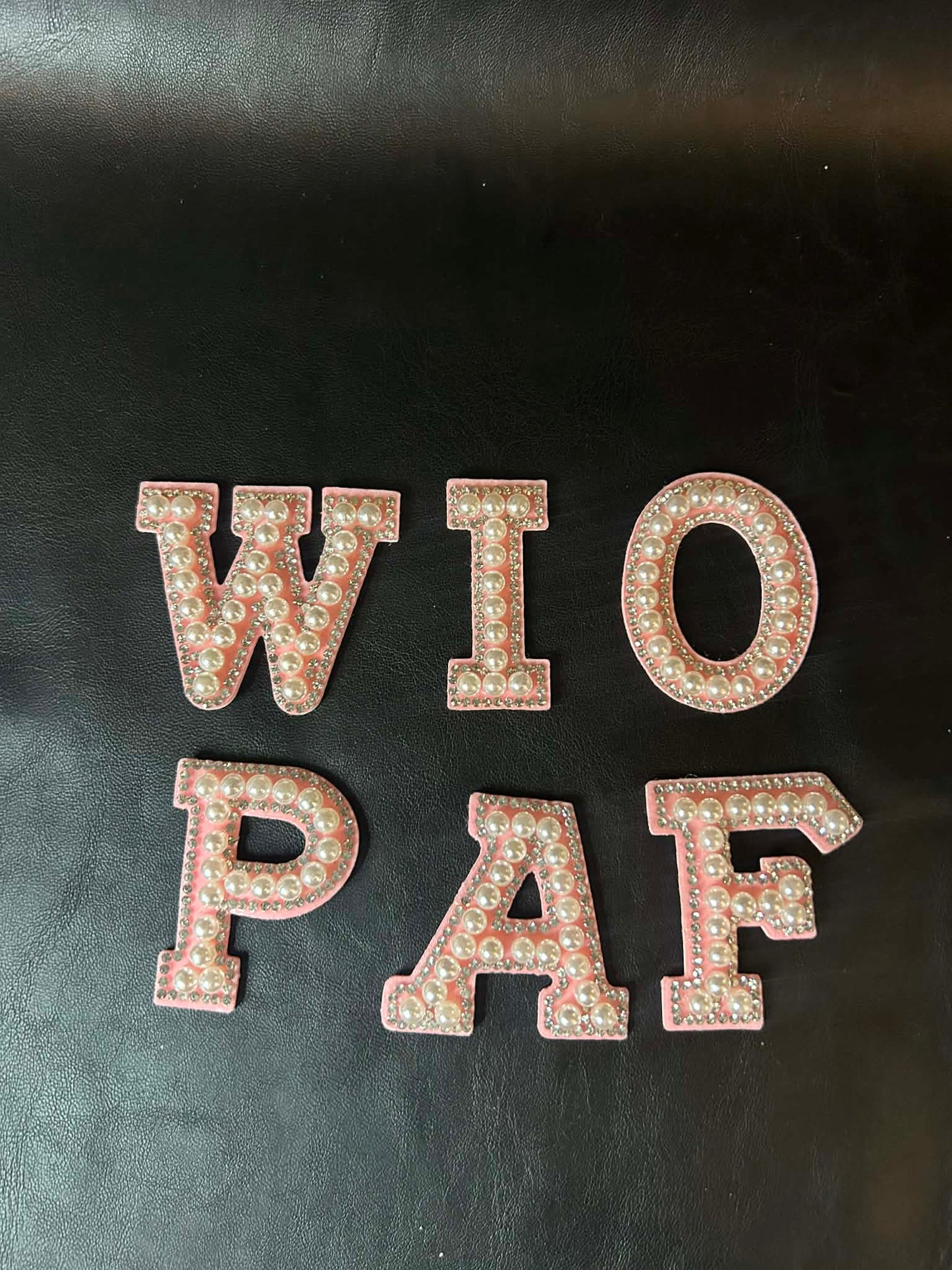 Pink Pearl Initial Patches