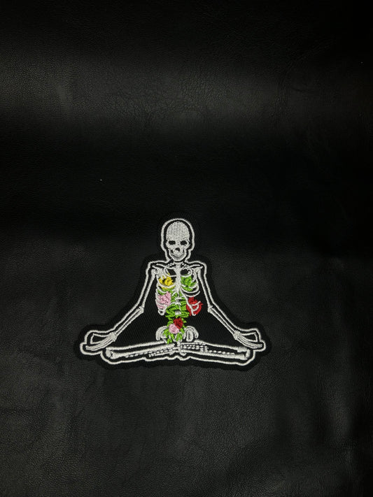 Floral Skull Patch