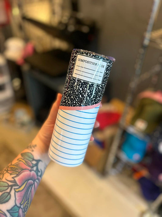 Double Sided Teacher Tumbler