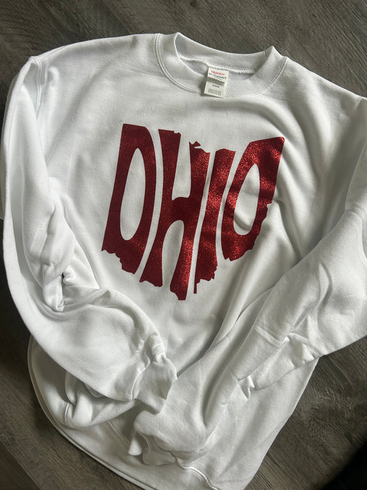 OH Glitter State Sweatshirt