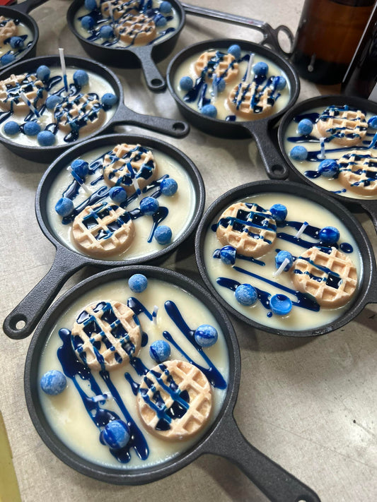 Mini Cast Iron Skillet Candles