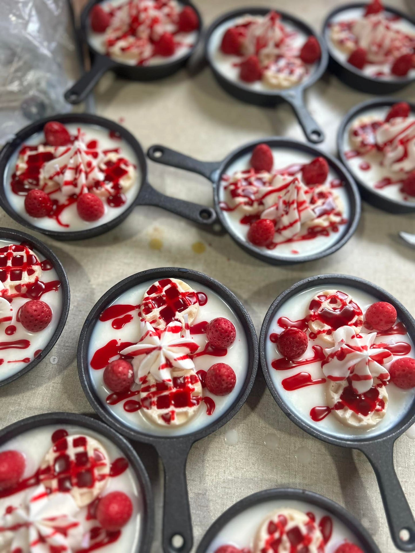 Mini Cast Iron Skillet Candles