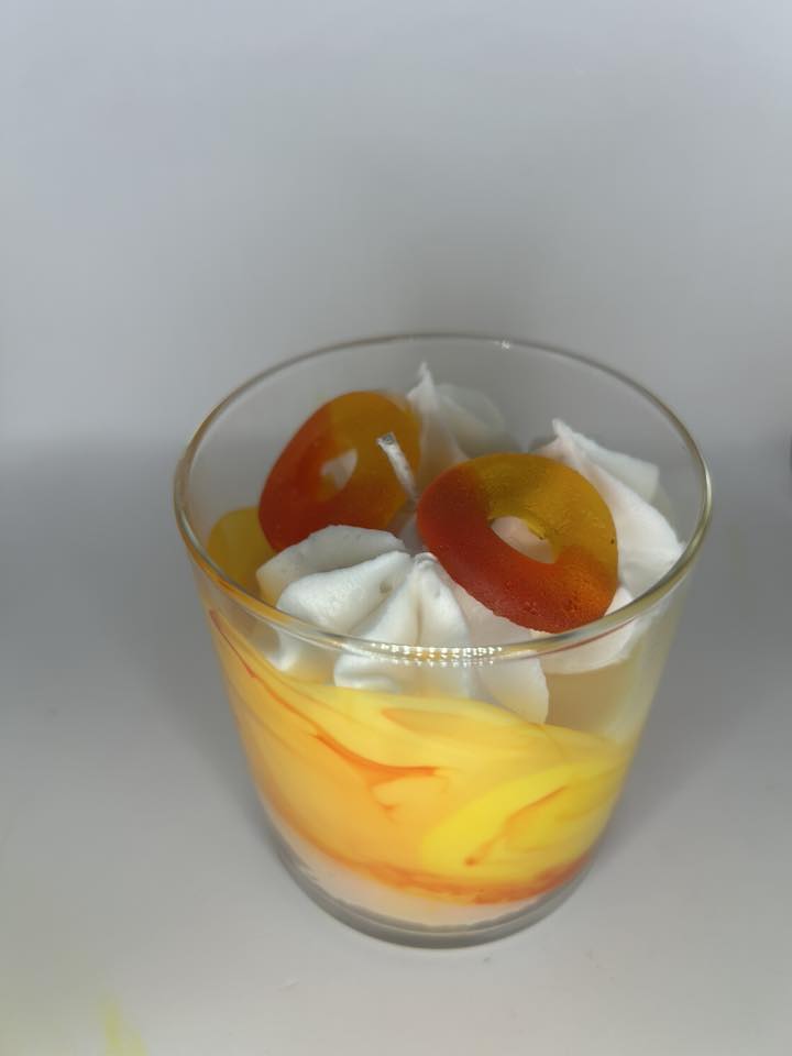 Peach Rings 12 oz Candle