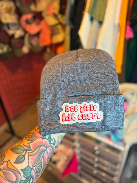 Navy Hot Girls Hit Curbs Beanie