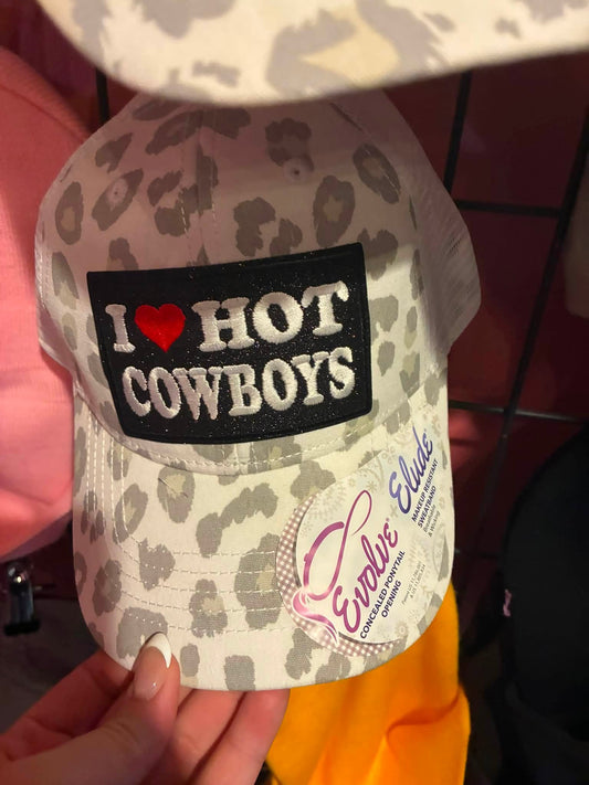 I Heart Hot Cowboys Hat