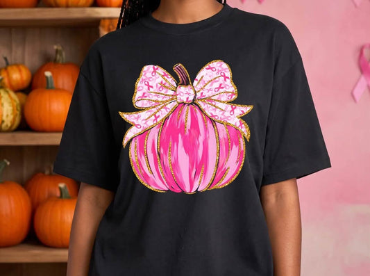 Breast Cancer Pumpkin Top
