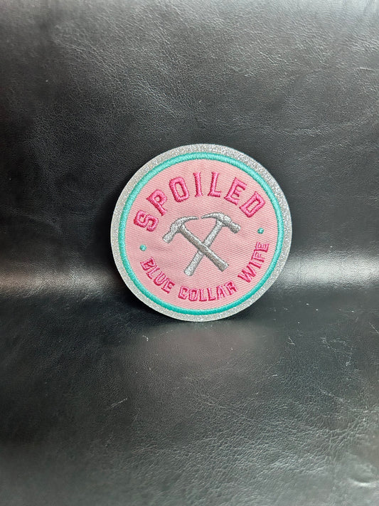 Spoiled Blue Collar Wife Patch