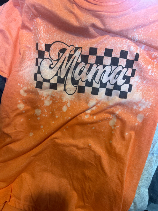 Medium MAMA checkered tee