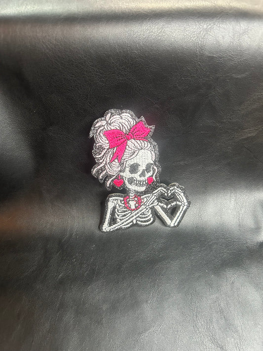 Heart Skelly Patch