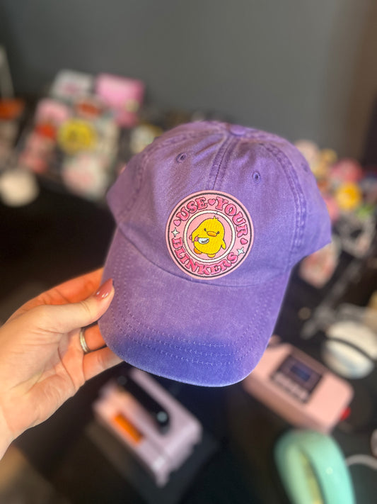 Use Your Blinkers Purple Hat