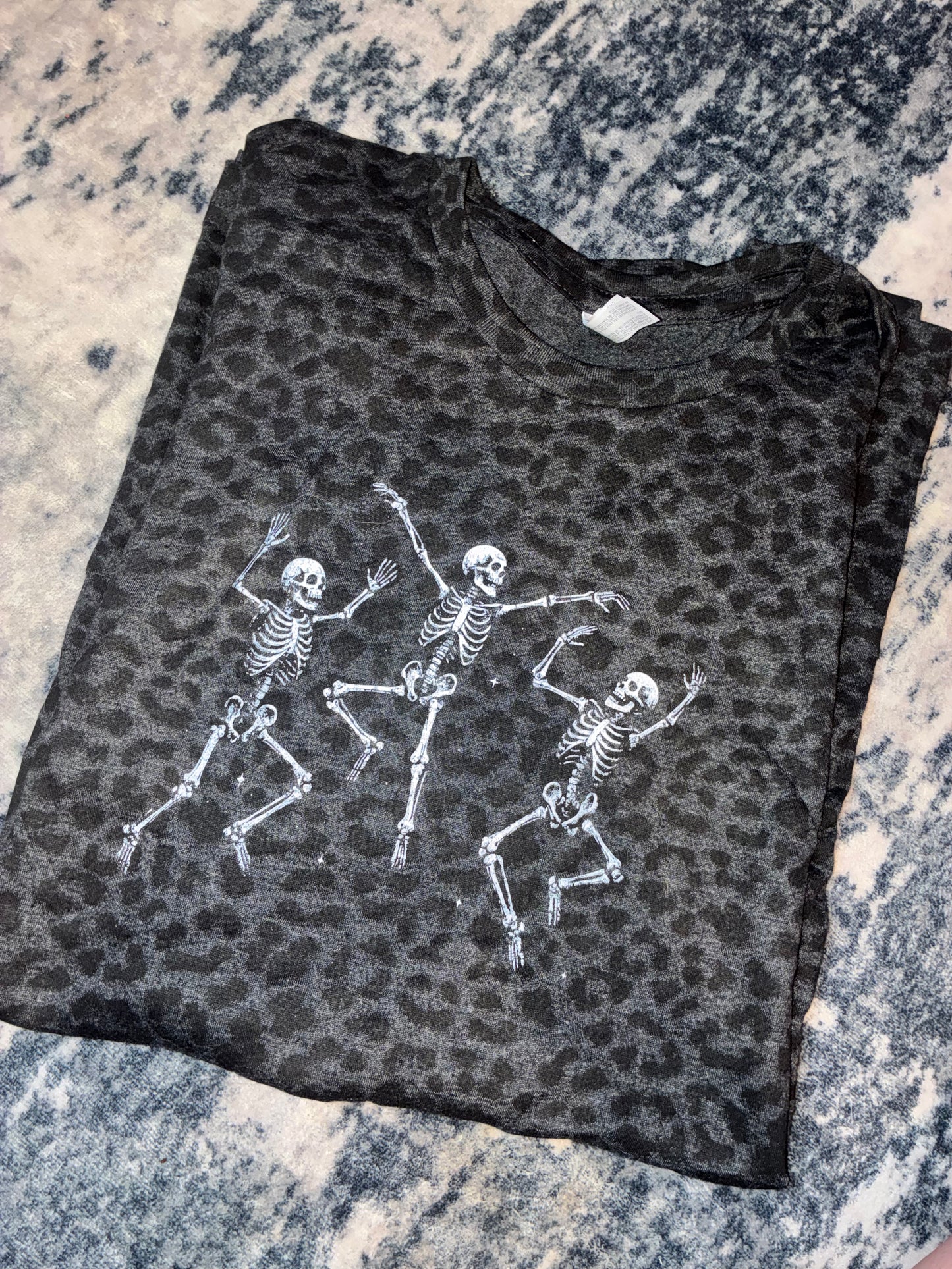 Xl Dancing Skelly Short Sleeve