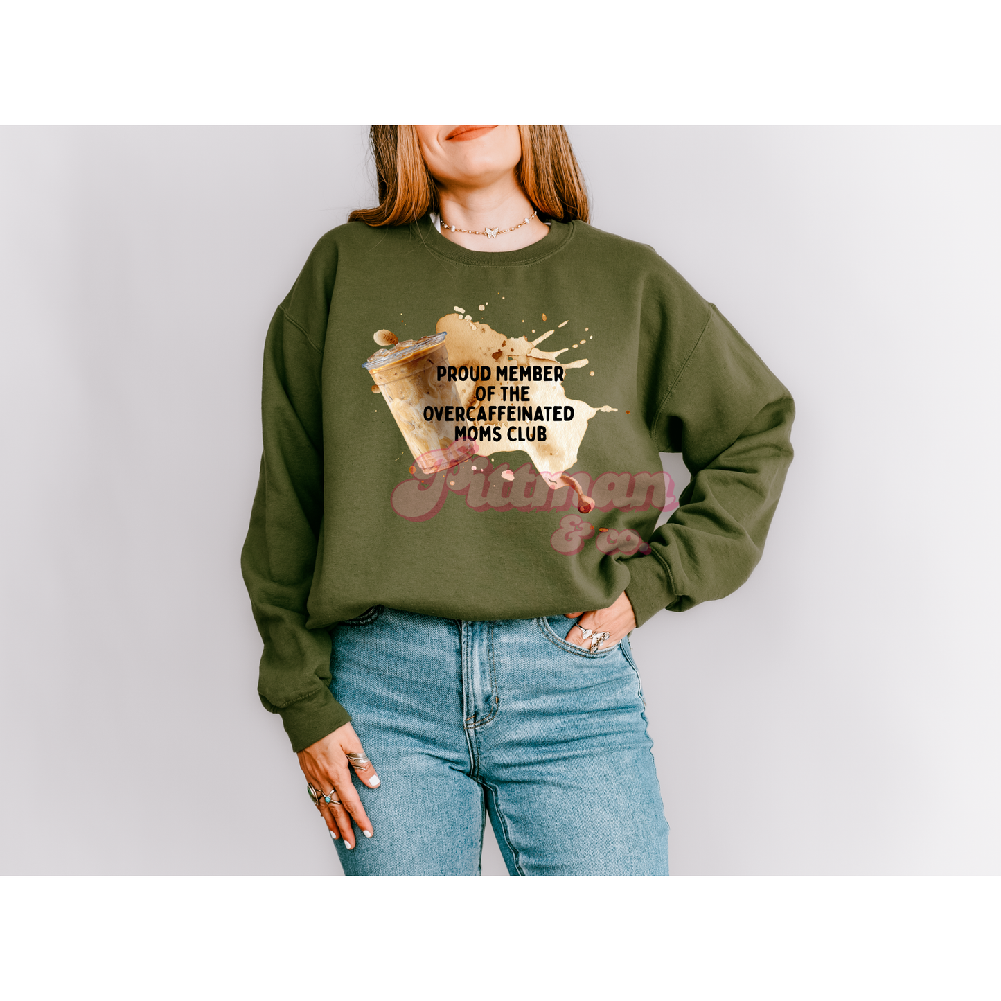 Overcaffeinated Moms Club Top